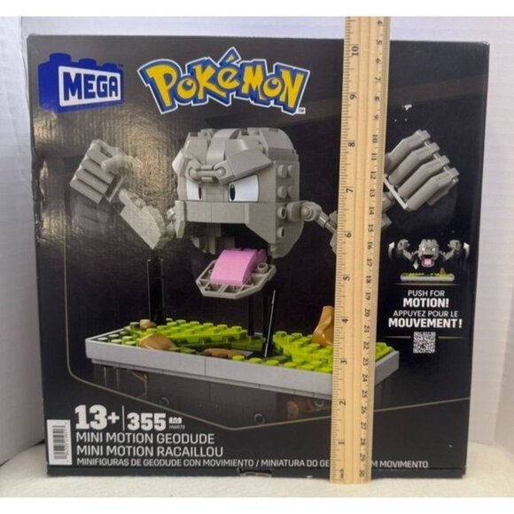 Mega Pokémon Mini Motion Geodude Building Set - Picture 3 of 4